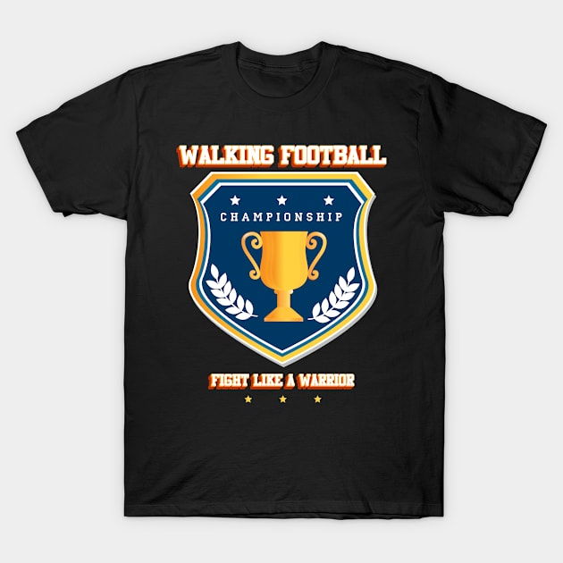 Walking football T-Shirt by Baim_Art